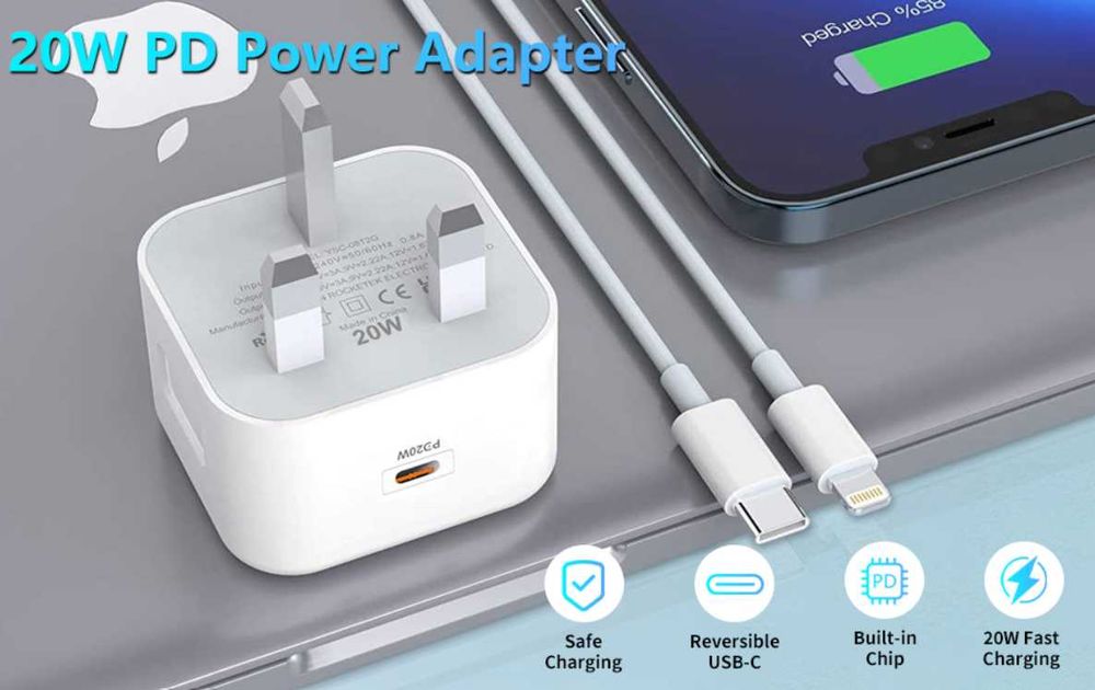 Wtyczka USB C 20W zasilacz USB-C YSY-6088PD  2sztuki