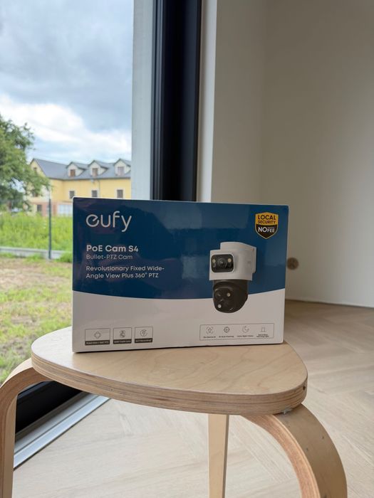 Kamera 4K EUFY PoE Bullet-PTZ Cam S4 do systemu NVR - nowa zafoliowana