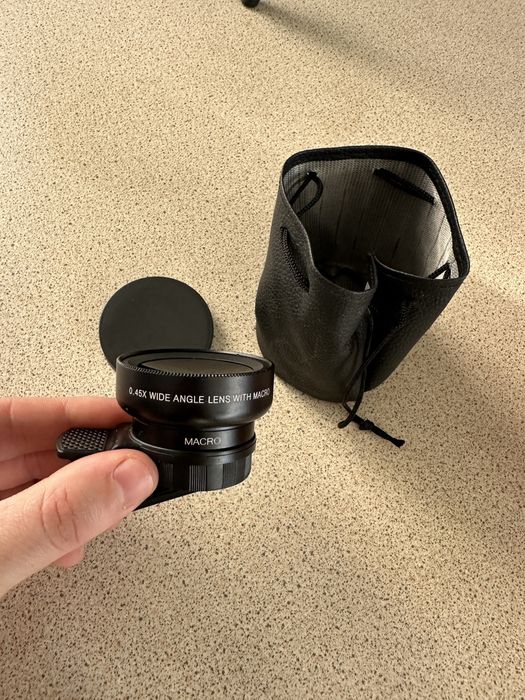 Lupa 0.45x wide angle lens with macro