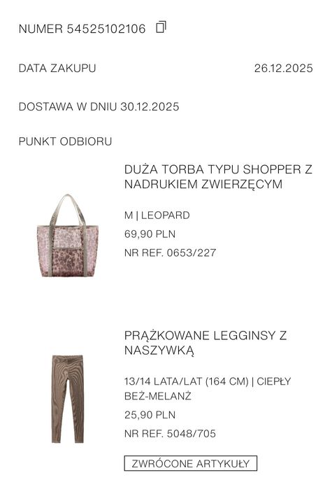 Zara torebka panterka shopper