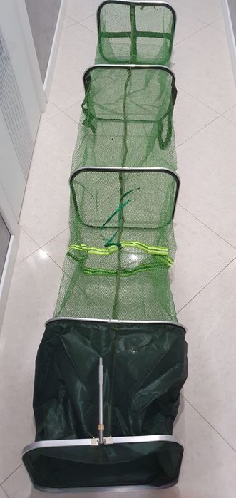 Садок рыболовный квадратный прорезиненный 2/2.5 /3м