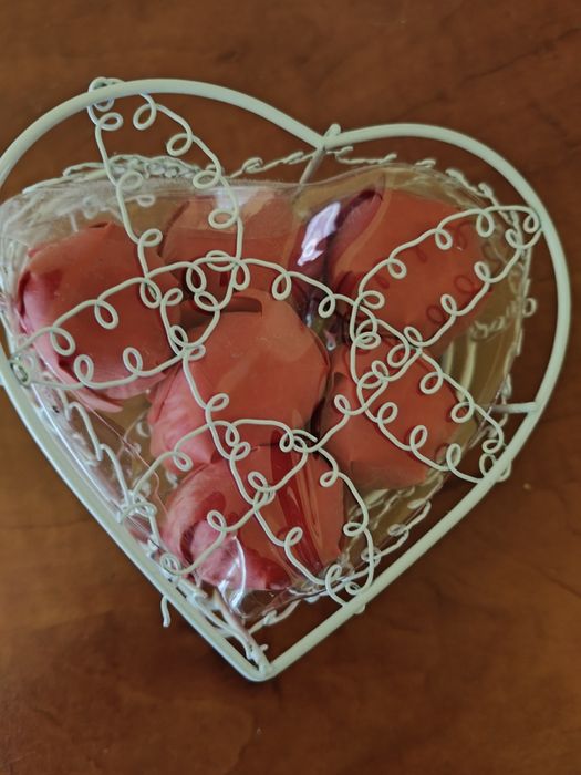 Róże mydlane w sercu