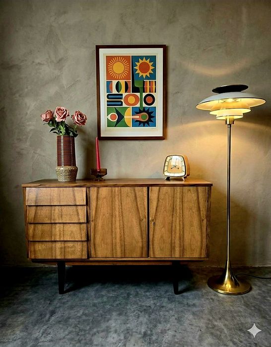 Komoda vintage prl po renowacji CUDO