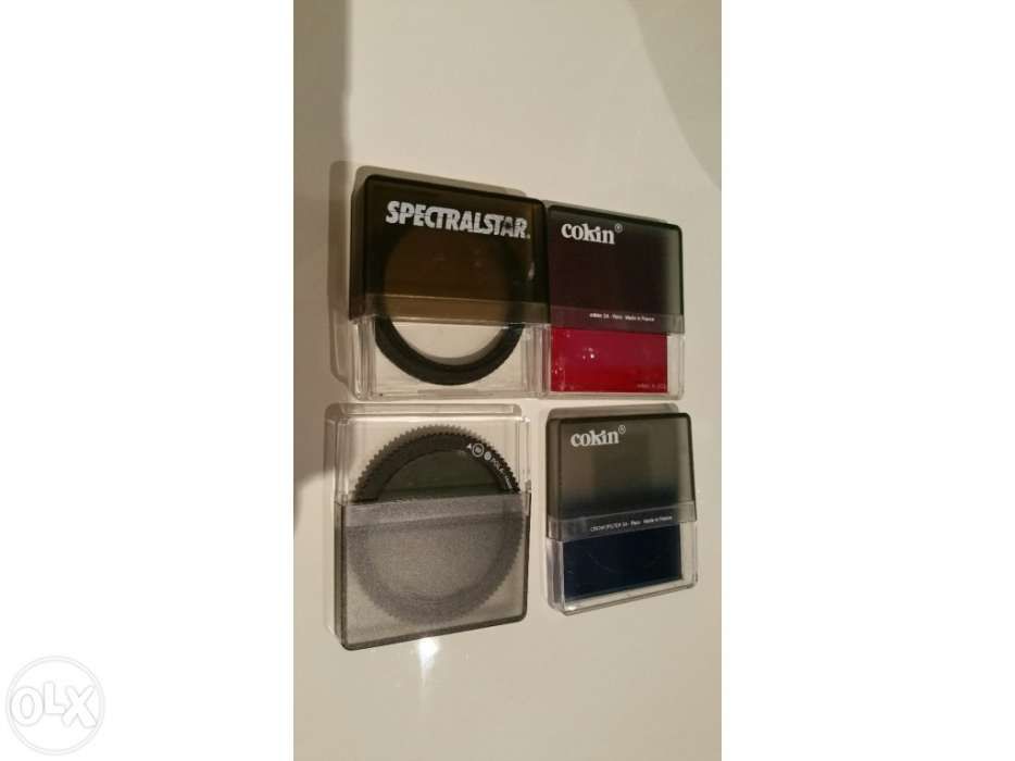 Set of 9 COKIN Series A Filters for Black & White and Color Photography