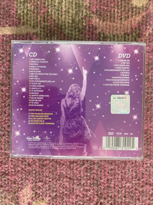 En vivo Violetta CD + DVD 11 teledysków + karaoke