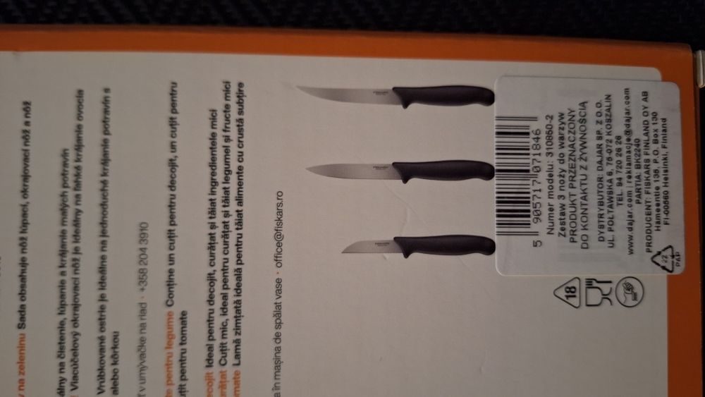 Nowe noże Fiskars Essential