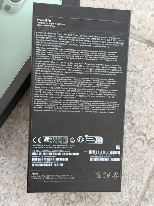 Iphone 13 Pro, 128GB, Verde Alpino