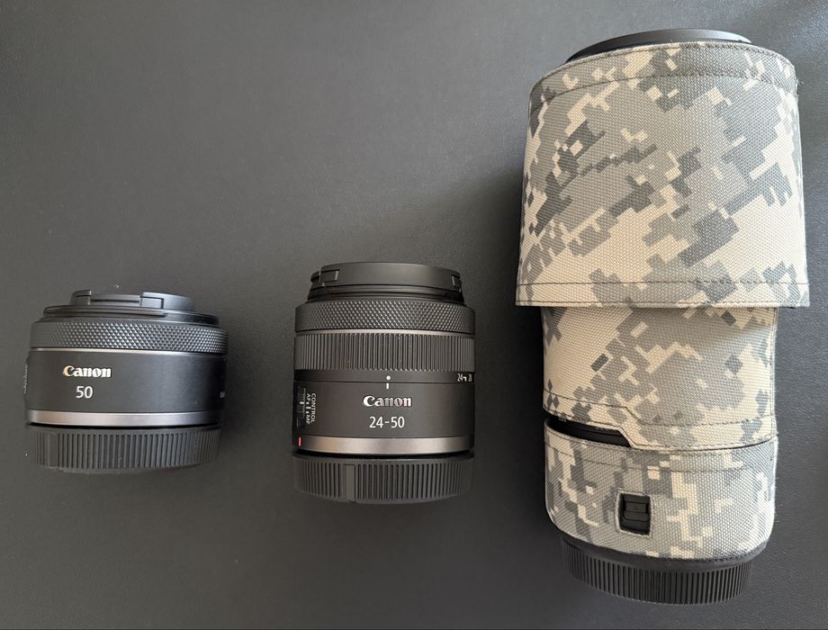 Canon EOS R8 + objetivas + kit video