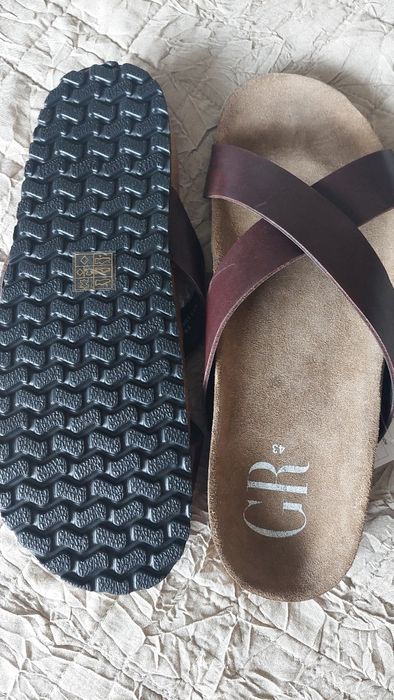 Klapki męskie Skórzane  Georges Rech 43