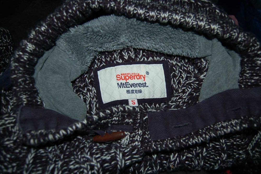 SUPERDRY MT.EVEREST ROZ.S sweter męski gruby ciepły z wełną