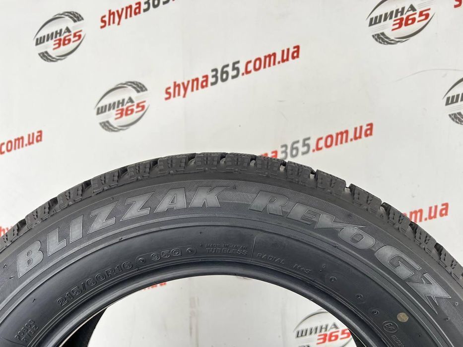 215/60 r16 bridgestone blizzak revo gz 7mm шини бу зима