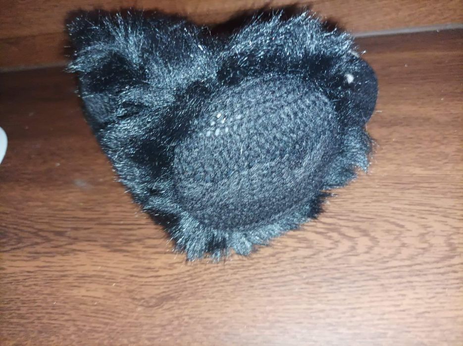 Nauszniki czarne i różowe