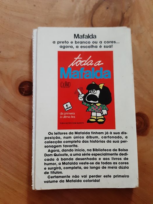 Mafalda - primeira edicão a cores - raro