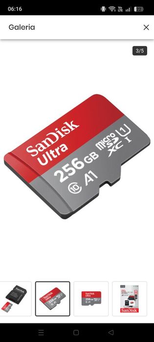 Karta pamięci SAN DISK 256gb