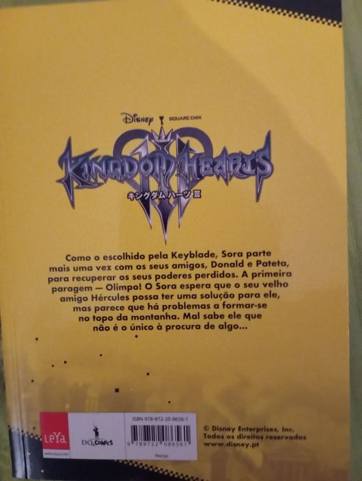 Mangá Kingdom Hearts 3