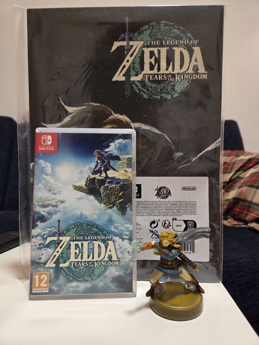 The Legend of Zelda Tears of The Kingdom + Poster + Amiibo