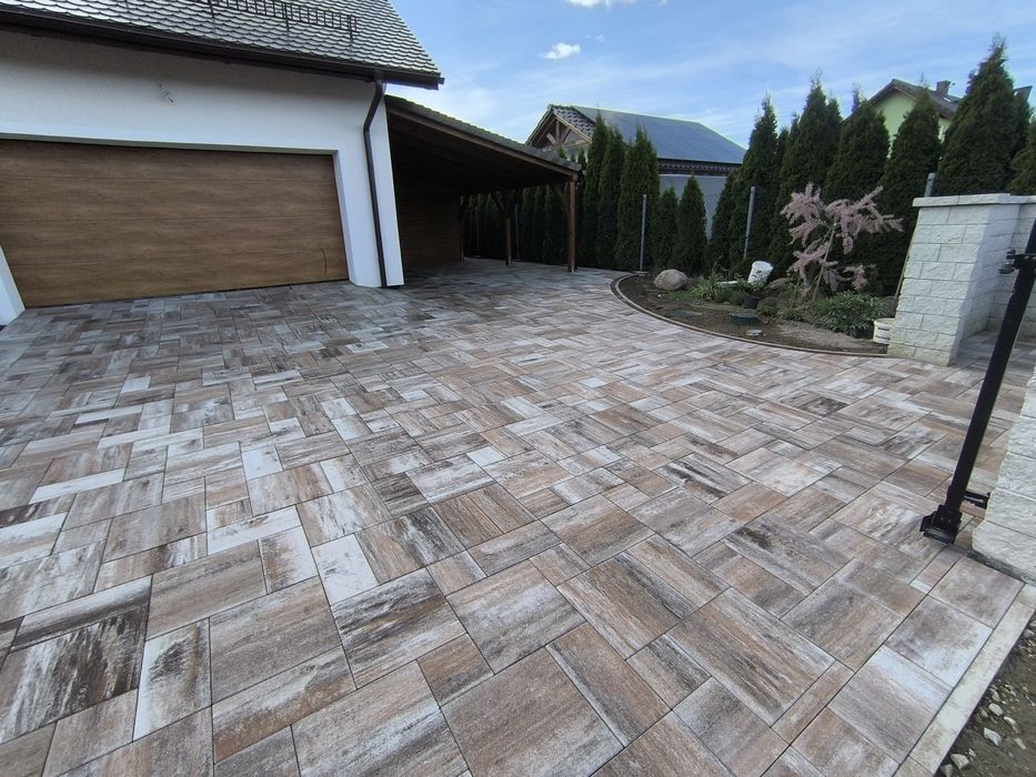 Usługi brukarskie,układanie kostki brukowej. Usługi minikoparką.