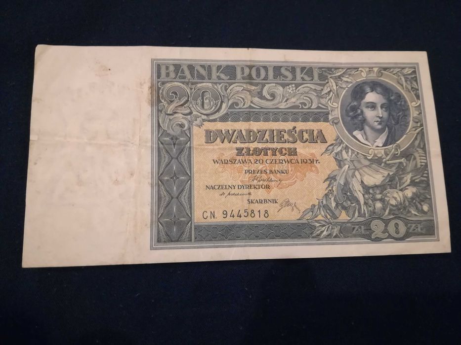 banknot 20 zł 1931r
