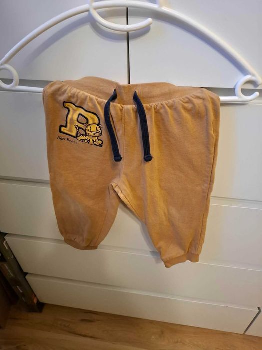 so cute 92 cm brązowe spodnie dresowe dres dresy dziecięce dla dziecka