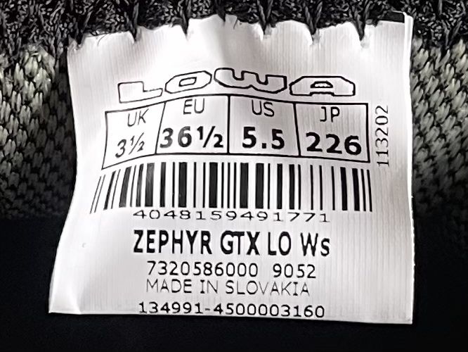 Кросівки Lowa Zephyr GTX Lo 36,5 р