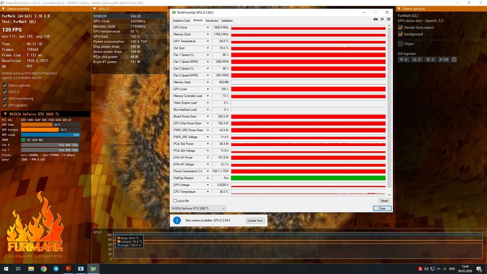 GIGABYTE RTX 3060 Ti EAGLE OC Rev. 2.0 8GB | МАГАЗИН | Гарантія 90 днів