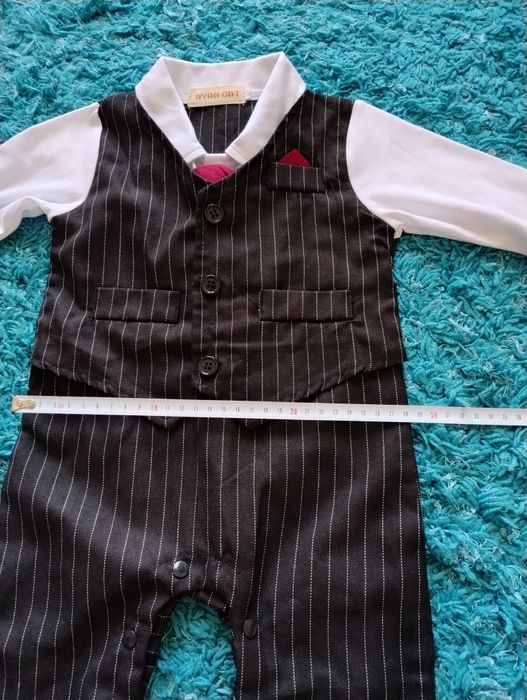 Garniturek, ubranko eleganckie na chrzest, imprezę dla chłopca 80.