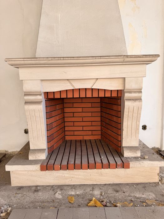 Lareira em pedra nova