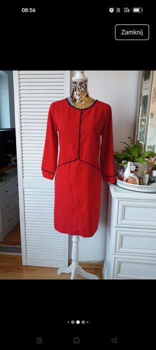 Sukienka czerwona rozmiar m marki quiosque