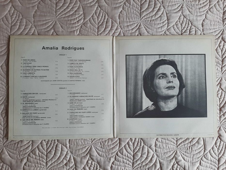 Amália Rodrigues - Fados e Guitarradas au Portugal-França-2 x Vinil LP