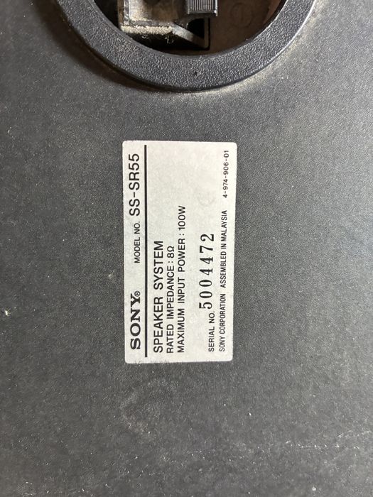 Zestaw muzyczny sony, 5 głośników, tuner, odtwarzacz CD, wzmacniacz