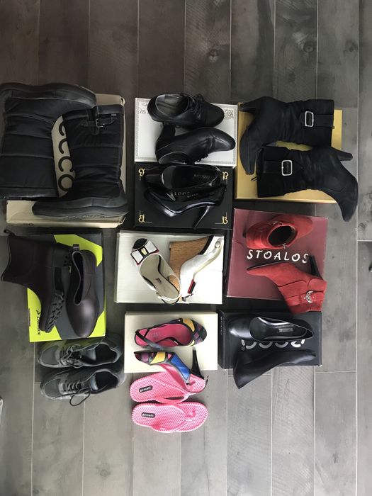 ЦУКЕРКИ на набір ~36р (одним лотом) ECCO, кожа, замш та ін.