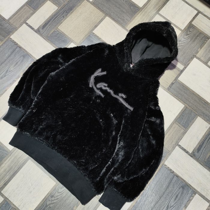 Шерпа Karl Kani тедді 1/3 zip карл кані teddy теплий фліс куртка