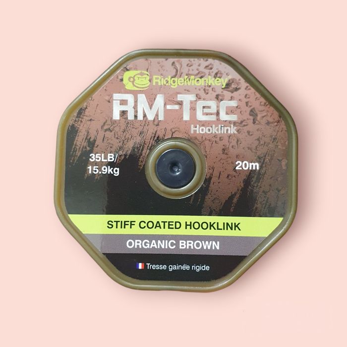Plecionka w sztywnej otulinie 35lb 20m Ridge Monkey Stiff Coated