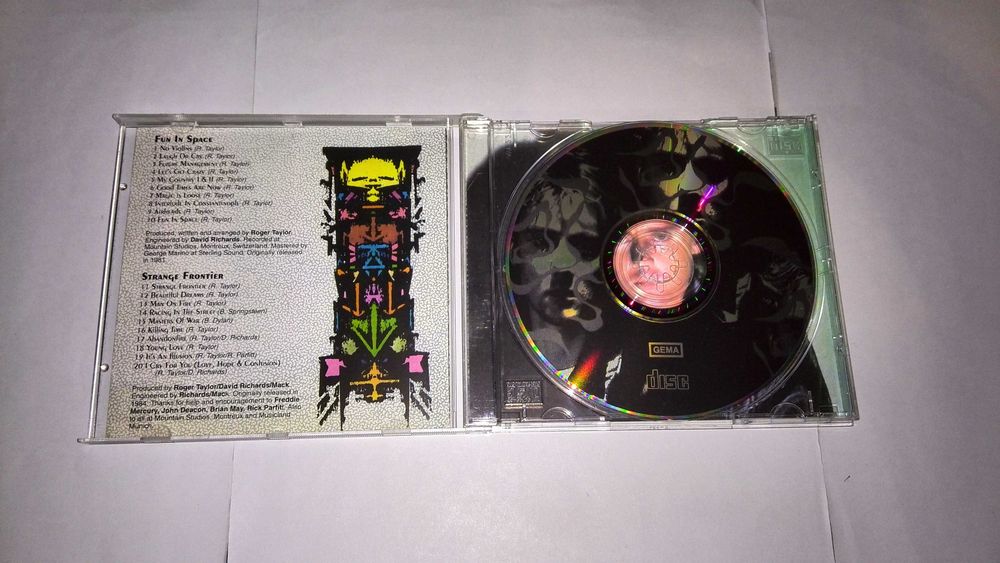 queen / roger taylor (fun in space & strange frontiers) cd raro