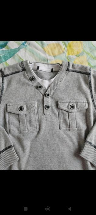 Sweter swetry komplet zestaw 4-5 lat elegancki