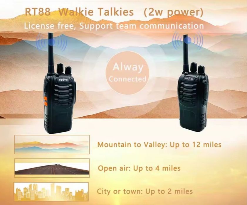 Walkie Talkie Radtel