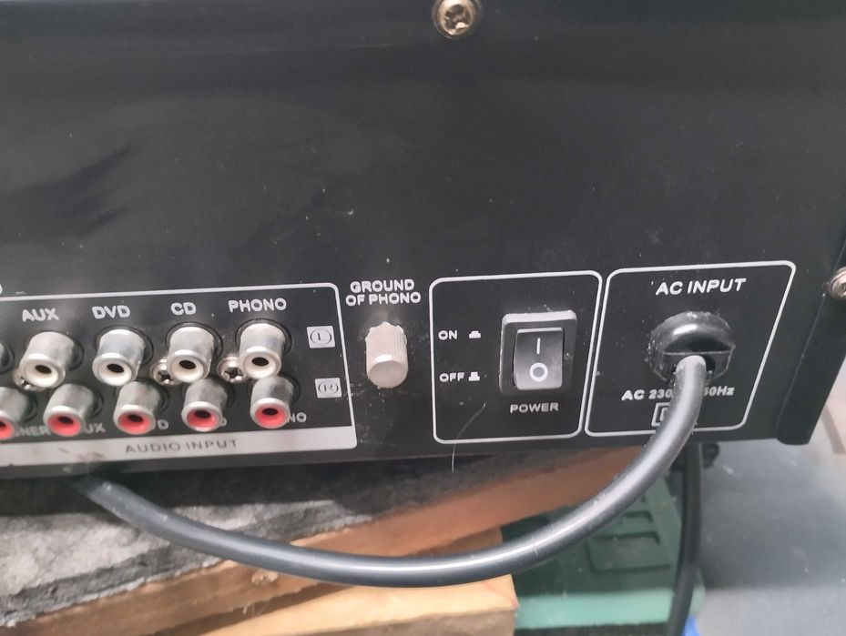 Auna CD708 Amplificador Hi Fi Preto