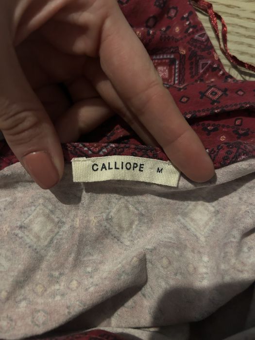 Burgundowy top Calliope