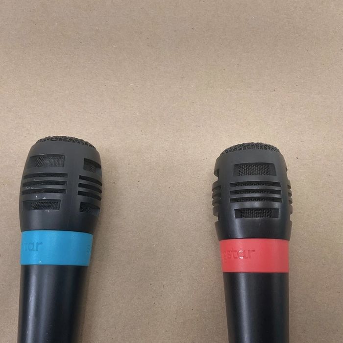 Microfones SingStar PS2 e PS3