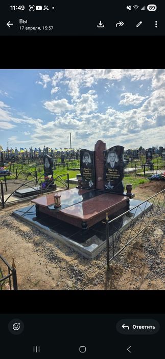 Гранітні памятники будь якої складності