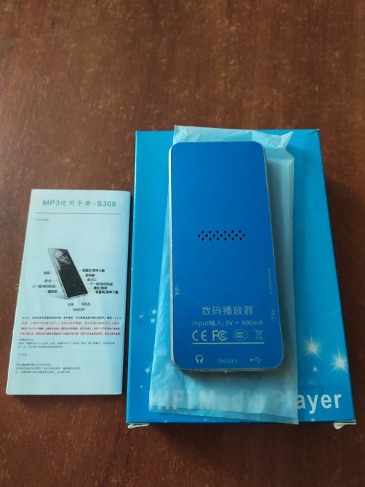 MP3 плеєр Rijaho S308 HiFi Media Player з Bluetooth (4GB + MicroSD) в ідеалі!