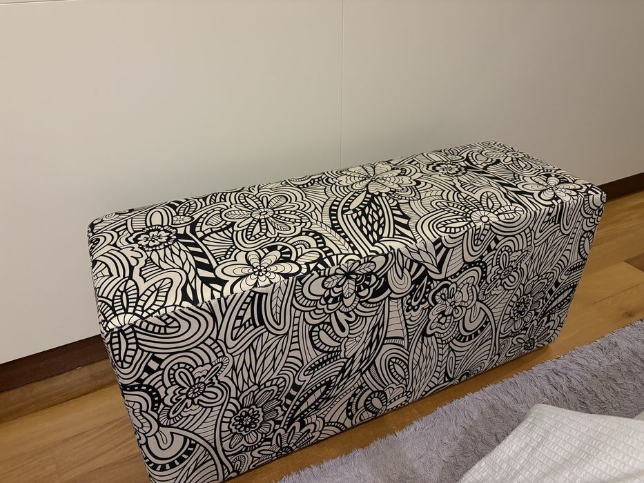 Pouf Forrado com tecido Missoni 100*35cm