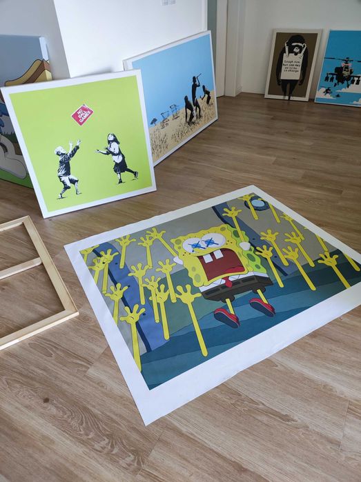 Banksy "Happy Choppers" 50x70cm