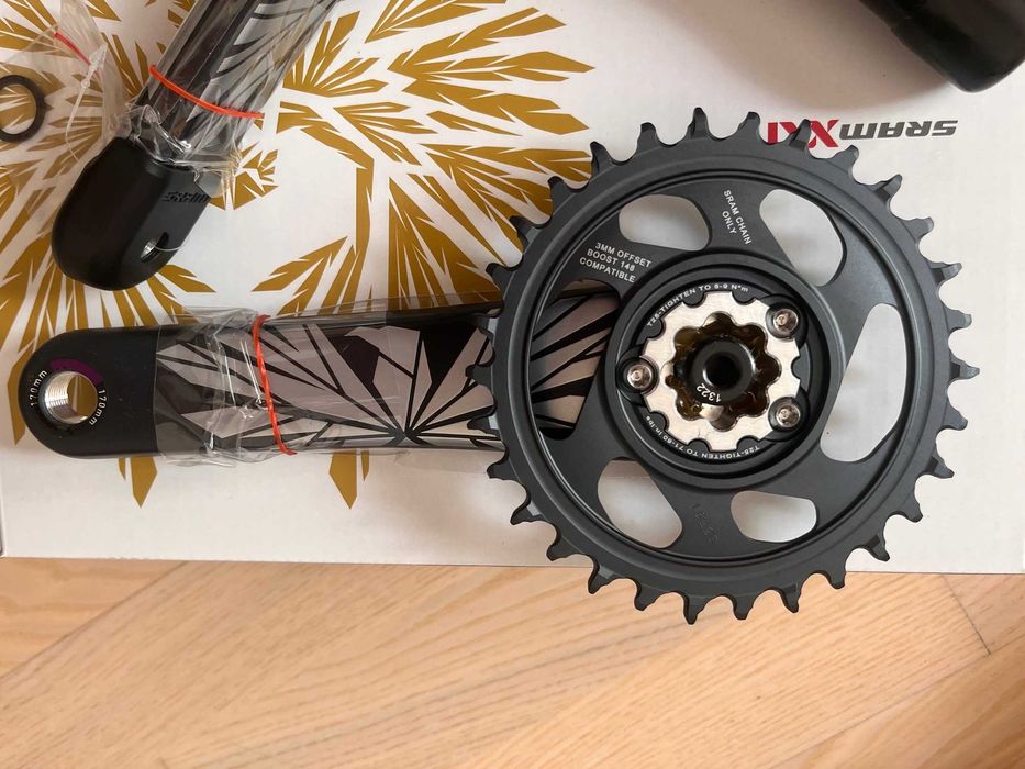 Korba SRAM X01 Eagle Superboost+ DUB 12rz 175mm 30T xx naped suport