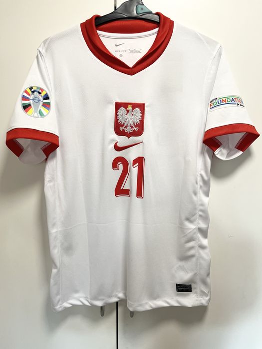 Koszulka Piłkarska Nikola Zalewski 21 – Reprezentacja Polski Euro 2024