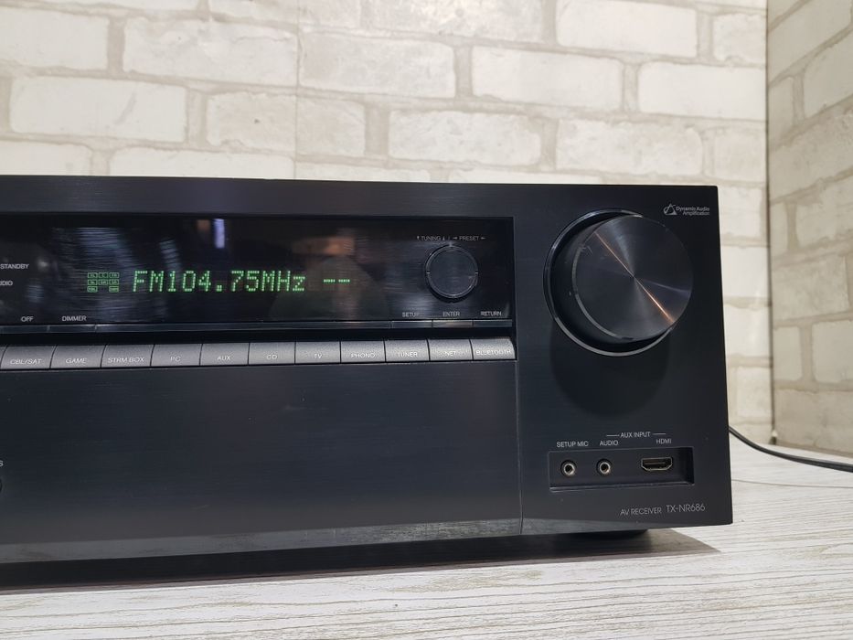 7.2 AV, ресивер ONKYO TX-NR 686, *7x165 Вт, HDMI, Wi-Fi, 4K, USB, б/у