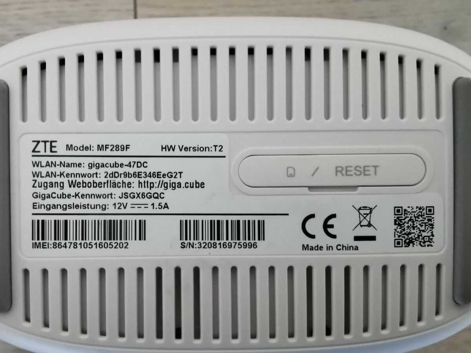 Router LTE cat20 agregacja mesh wifi 2.5ghz 5G mimo ZTE MF289F 4g rj11
