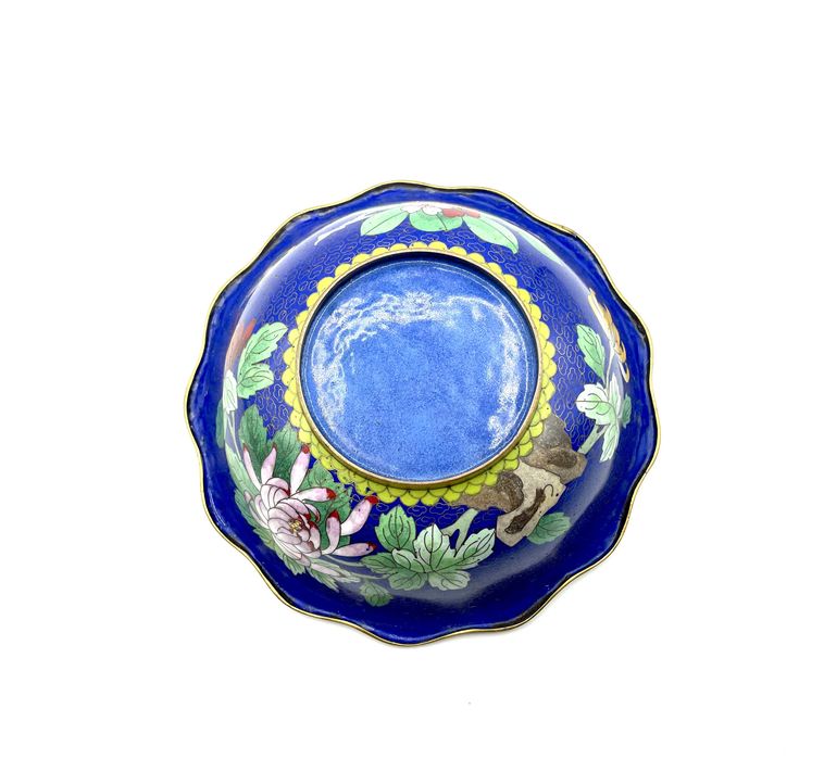 Taça grande cloisonné