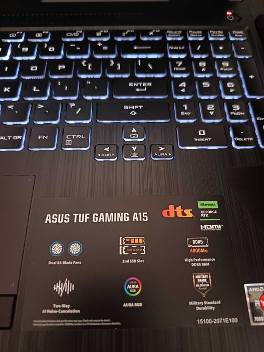 ASUS TUF Gaming A15 R7-7435HS/16GB/512 RTX3050 144Hz