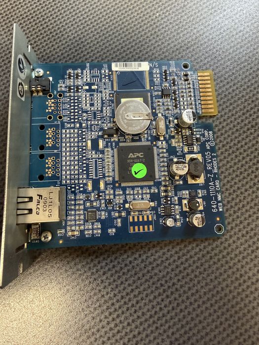 UPS APC SMT750IC + AP9630 network management card 2 Zasilacz awaryjny